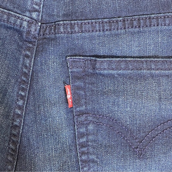 Levi's 511 Jeans Womens Sz 14R W27 L27 Dark Blue Slim Stretch Mid Rise Denim NWT - Picture 8 of 16